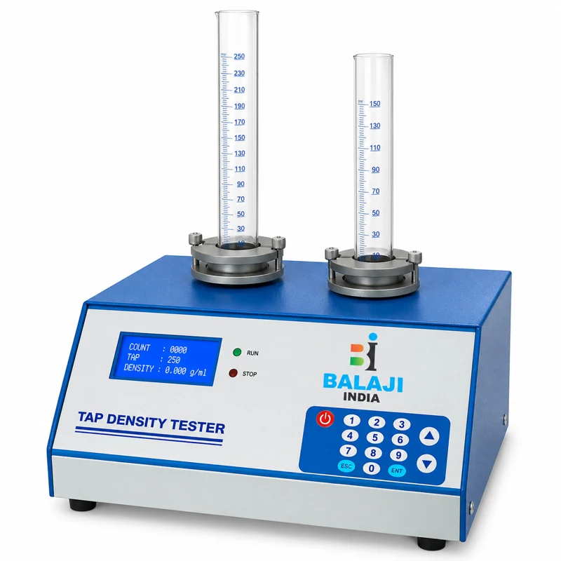 Microprocessor Tapped Density Meter